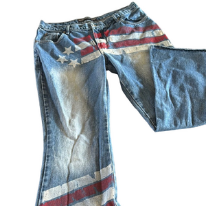 No excuses Patriotic Denim Jeans